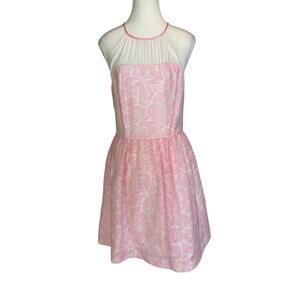 Lilly Pulitzer | Kailey Dress | Pink/White Fit and Flare Dress | 8288